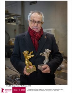 5_Festival Director Dieter Kosslick with the Golden and Silver Bear